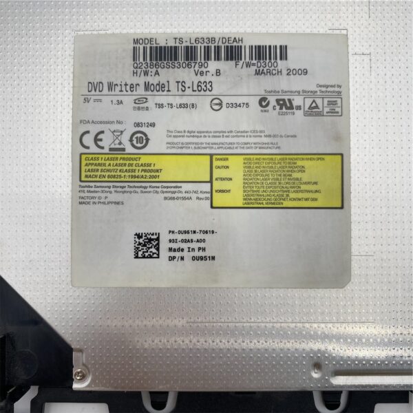 Dell PowerEdge DVD-RW SATA Slimline Optical Drive U951M - Image 4