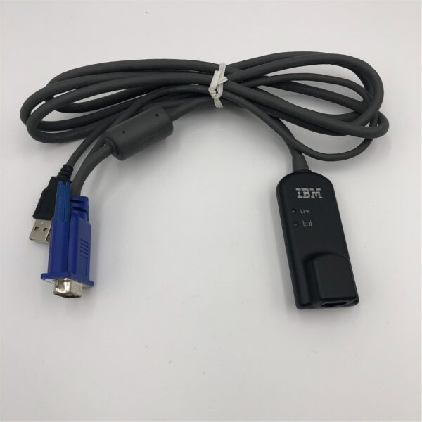 IBM KVM Conversion Cable Virtual Media w/ethernet cable Included 39M2908 - Image 4
