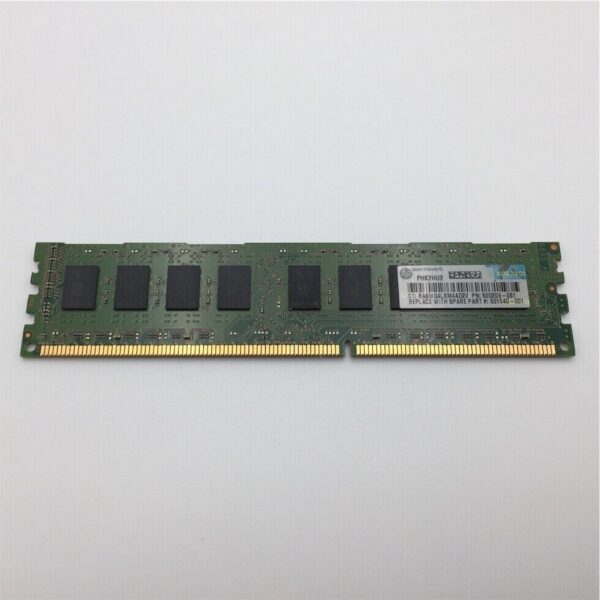 HP 2GB (1*2GB) 2RX8 PC3-10600E DDR3-1333MHZ 500209-061 501540-001 500670-B21