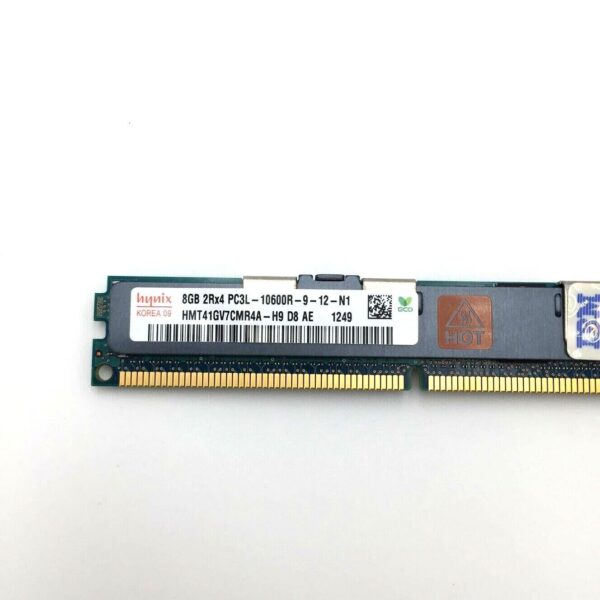 IBM 8GB 1.35V PC3-10600 CL9 ECC DDR3 1333 MHz VLP RDIMM 46C0568 43X5318 46C0580 - Image 2