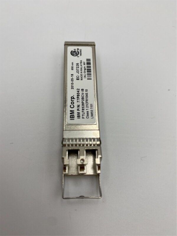 IBM TRANSCEIVER 8GB SHORTWAVE SFP 85Y6278 FTLF8528P2BCV-IB 77P8042 - Imagen 3