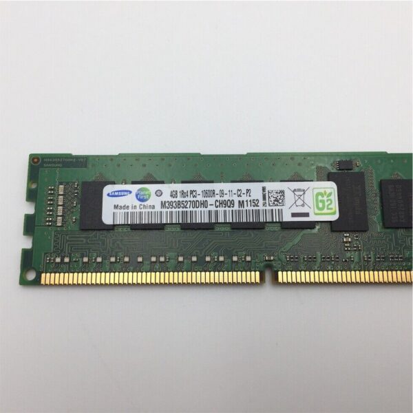 HP 4GB 1X4GB PC3-10600R 1RX4 DIMM 595424-001 593339-B21 591750-071 - Image 3
