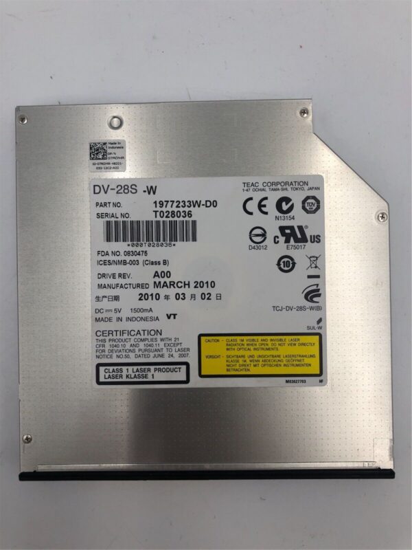 Dell DVD-ROM 12X SLIM SATA R710 1977233W-D0 7RDMR - Image 5