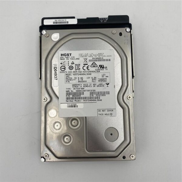 NETAPP 4TB 3.5" NL-SAS HDD DE6600 E-X4048A-R6 0B26893 111-01505