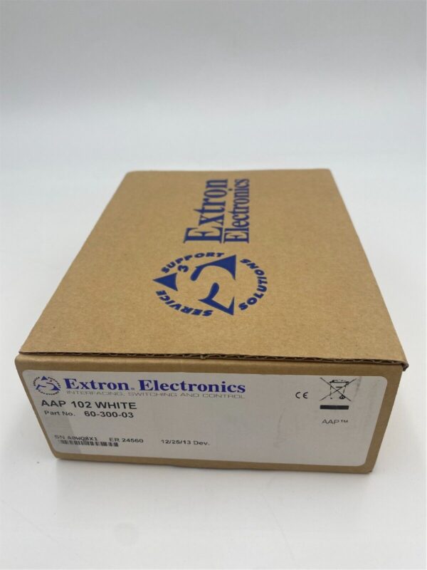 Extron Electronics AAP 102 White Two-Gang AAP Mounting Frame 60-300-03 - Imagen 2