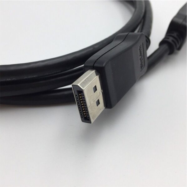 HP Cable DP Male to DP Male 6ft black 1905160 917463-001 - Image 2