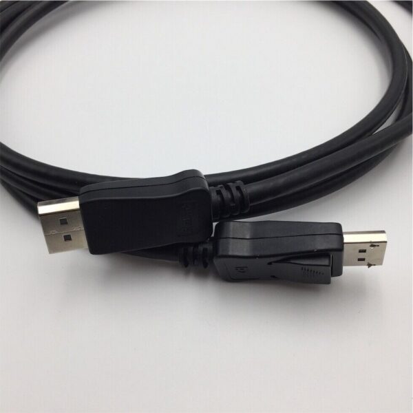 HP Cable DP Male to DP Male 6ft black 1905160 917463-001 - Image 4