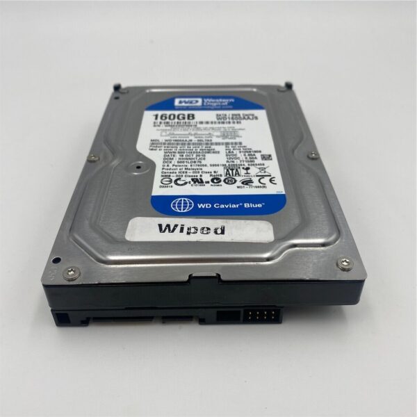 DELL 160GB 7.2K 6G 3.5INCH SATA HDD WD1600AAJS