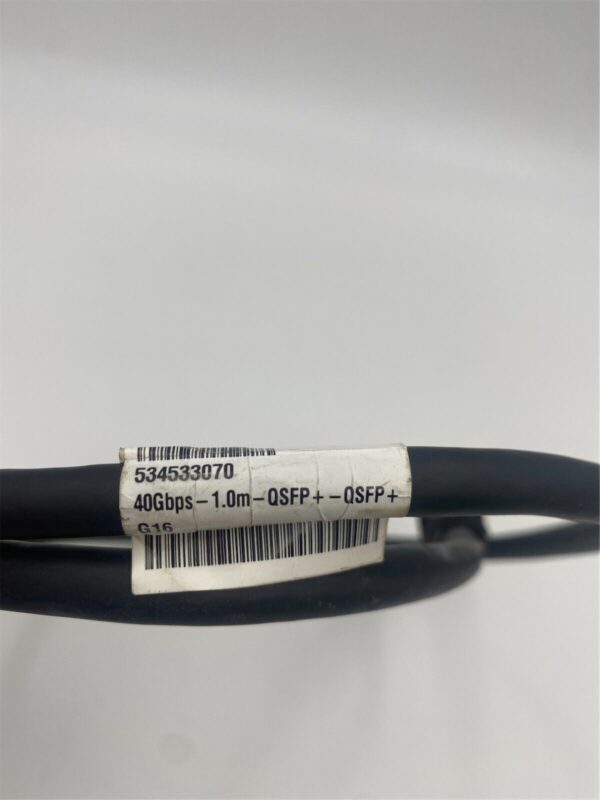 HP X240 40G QSFP+ QSFP+ 1M DAC CABLE JG326A - Image 5