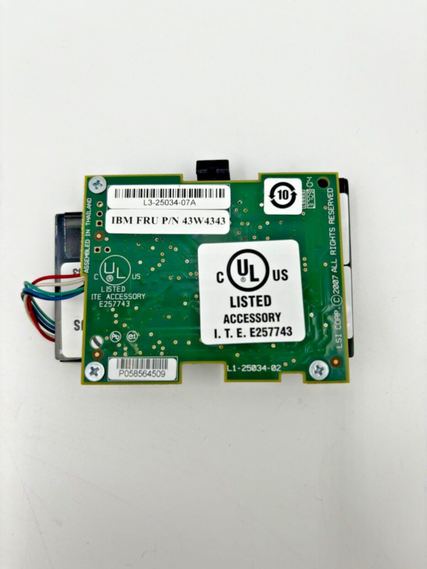 IBM ServeRaid MR10M SAS/SATA with Batt Carrier ServerRaid SAS  43W4342 & 43W4343 - Image 2