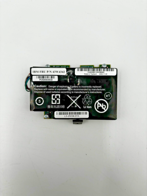IBM ServeRaid MR10M SAS/SATA with Batt Carrier ServerRaid SAS  43W4342 & 43W4343 - Image 3