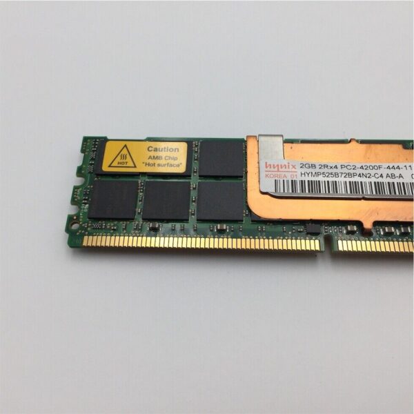 Hynix 2GB 2Rx4 PC2-4200F DDR2-533MHz HYMP525B72BP4N2-C4 HYS72T256020HFN - Image 3