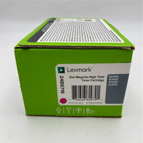Lexmark 24B6718 Magenta High Yield Toner Cartridge 24B6718-HY - Image 2