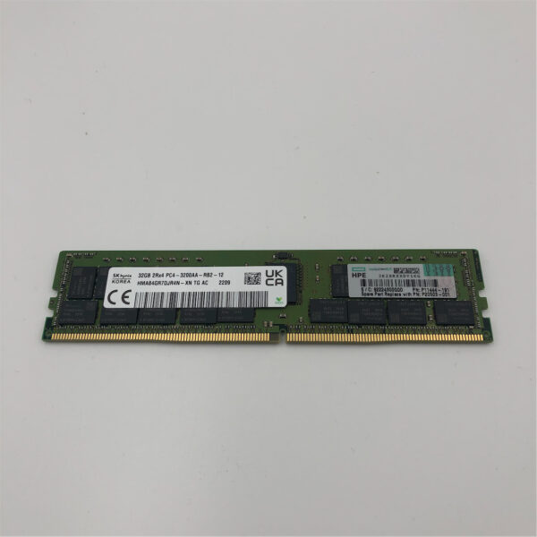 HP 32GB (1X32GB) DUAL RANK X4 DDR4-3200 CAS-22-22-22 RDIMM P07646-B21 - Image 2