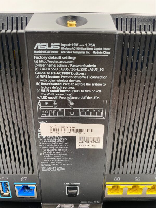 ASUS Wireless-AC1900 Dual Band Gigabit Router RT-AC1900P - Image 7