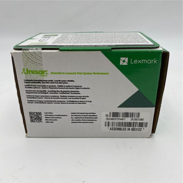 Lexmark 78C1UK0 Black Ultra High Yield Return Program Toner 78C1UK0-HY - Image 3