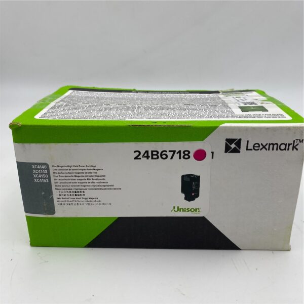 Lexmark 24B6718 Magenta High Yield Toner Cartridge 24B6718-HY