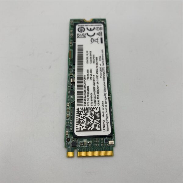 Lenovo 256GB SSD Hard Drive (m.2 PCIE 3X4) 00UP470 - Image 2