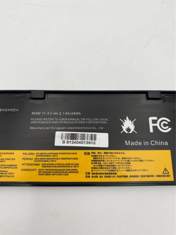 Lenovo Compatible External, 3c, 24Wh, LiIon, LGC 01AV423 - Image 6