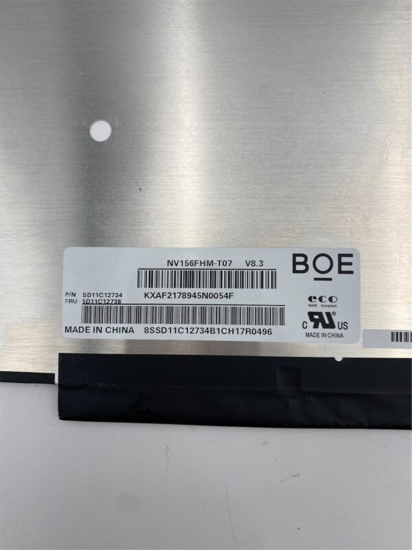 Lenovo DISPLAY BO NV156FHM T07 8.3 FHDI AGT 5D11C12738 - Image 4