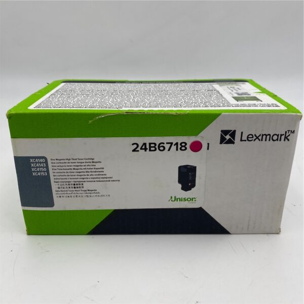 Lexmark 24B6718 Magenta High Yield Toner Cartridge 24B6718-HY