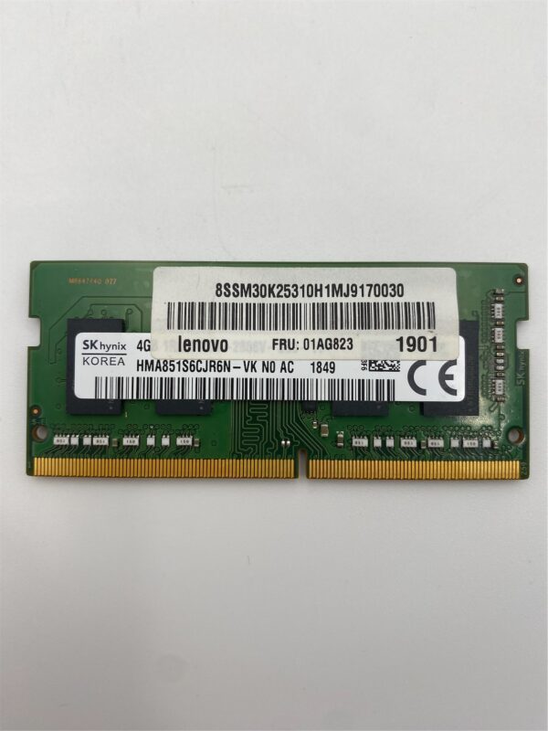 Lenovo MEMORY,4G,DDR4,2666,SODIMM,RAMAXEL 01AG823