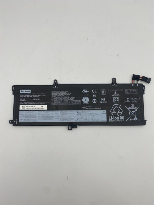 Lenovo BATTERY,11.52V,57Wh,3cell date code: 2021 5B10W51823