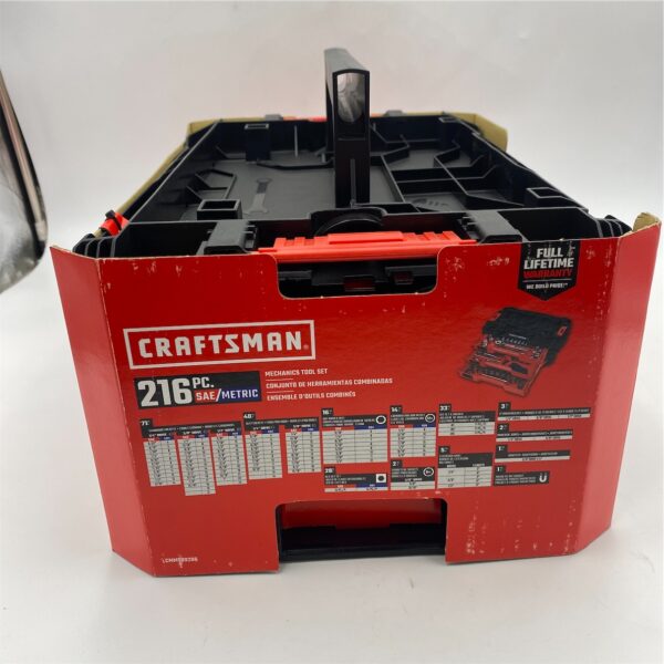 CRAFTSMAN VERSASTACK Mechanics Tools w/ 3 Drawer Box 216 pcs CMMT99206 - Image 6