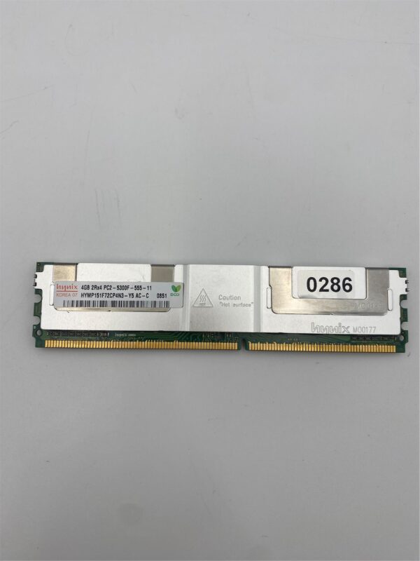 HYNIX 4GB PC2-5300 DDR2 MEMORY MODULE HYMP151F72CP4N3-Y5