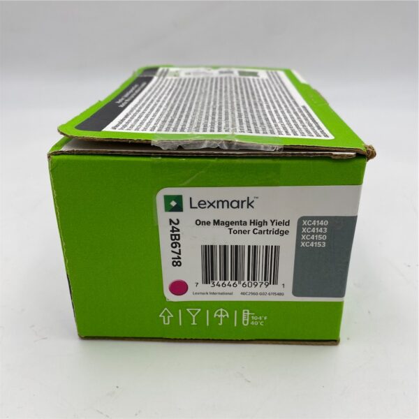 Lexmark 24B6718 Magenta High Yield Toner Cartridge 24B6718-HY - Image 3