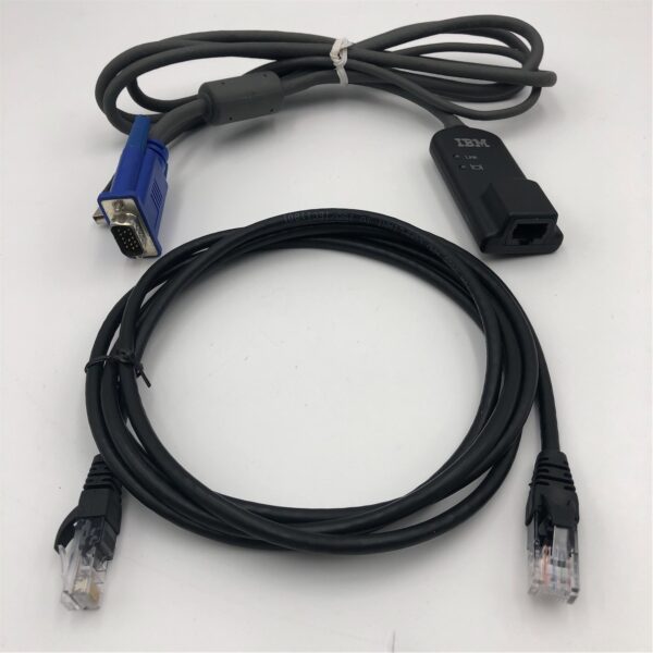IBM KVM Conversion Cable Virtual Media w/ethernet cable Included 39M2908 - Image 3