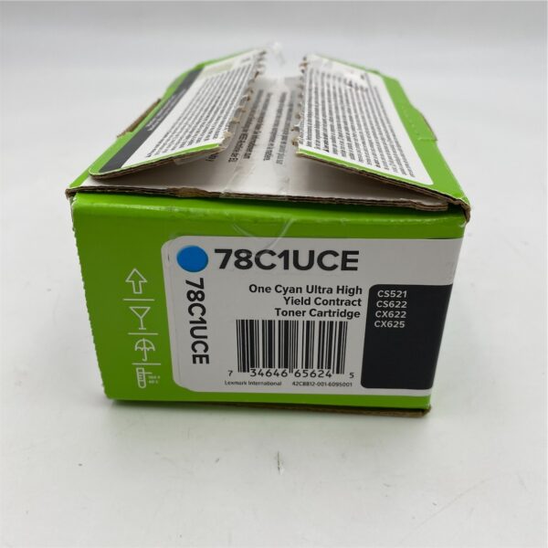 Lexmark 78C1UCE Cyan Ultra High Yield Contract Toner 78C1UCE-HY - Image 2