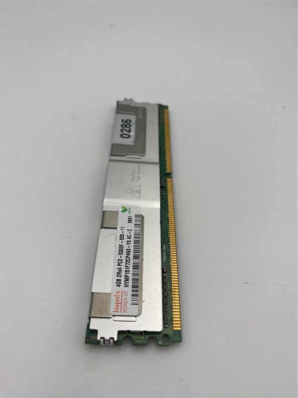 HYNIX 4GB PC2-5300 DDR2 MEMORY MODULE HYMP151F72CP4N3-Y5 - Image 2