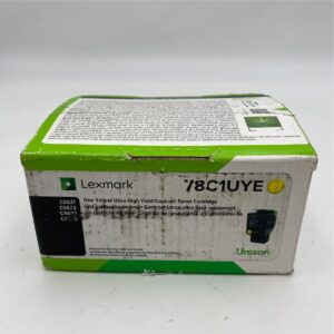 Lexmark 78C1UYE Yellow Ultra High Yield Toner Cartridge 78C1UYE-HY