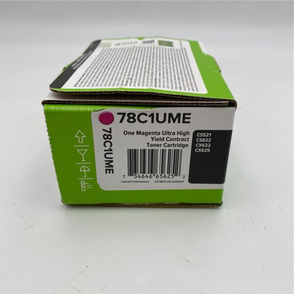 Lexmark 78C1UME Magenta Ultra High Yield Toner Cartridge 78C1UME-HY - Image 2