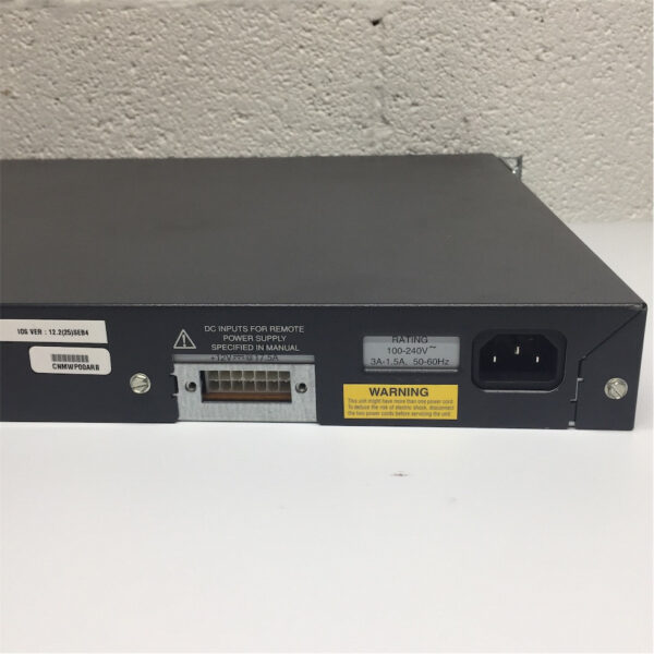 Cisco 3750G Series 48-Port Gigabit Switch w/ Rack Ears WS-C3750G-48TS-E - Imagen 4