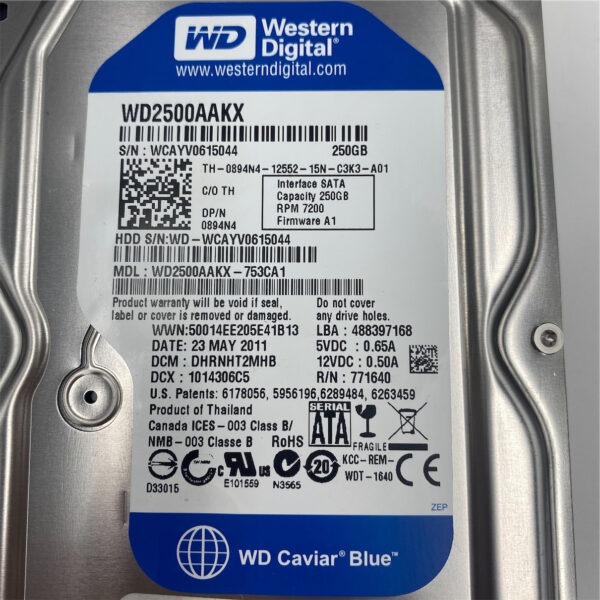 DELL 250GB 7.2K 3.5INCH SATA HDD 0894N4 - Imagen 2