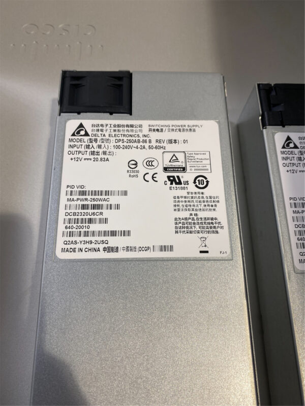 CISCO MERAKI MX250 ROUTER/SECURITY APPLIANCE (2xFANS 2xPS) "Unclaimed"  MX250-HW - Image 6