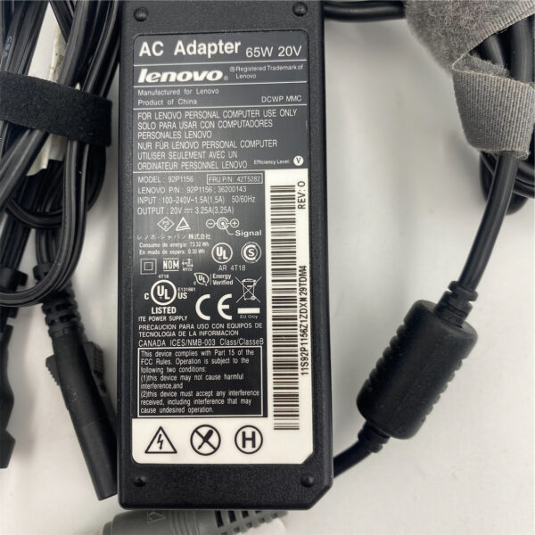 LENOVO 65W 20V AC ADAPTER 42T5282 - Image 4