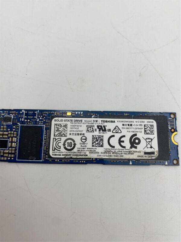 DELL SSD 256GB M.2 2280 SOLID STATE DRIVE 0VFR5T VFR5T - Image 5