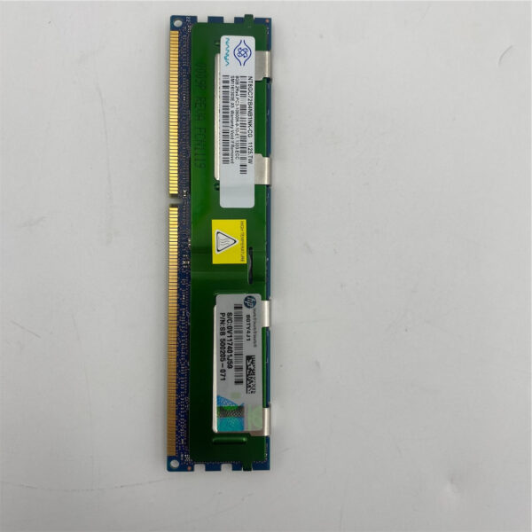HP 8GB (1x8GB) 2RX4 PC3-10600R DDR3-1333MHZ RDIMM 500205-071 - Image 2