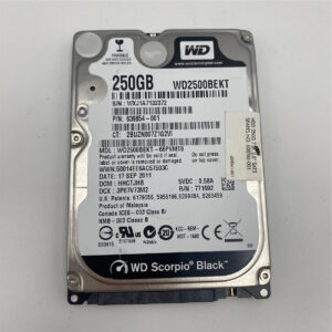 HP 250GB 7.2K 3G 2.5INCH SATA HDD 608746-001