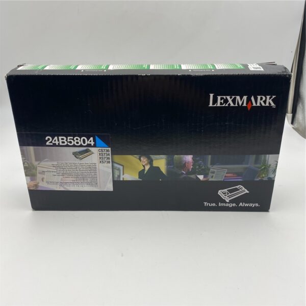 Lexmark 24B5804 Cyan High Yield Return Program Toner 24B5804-HY