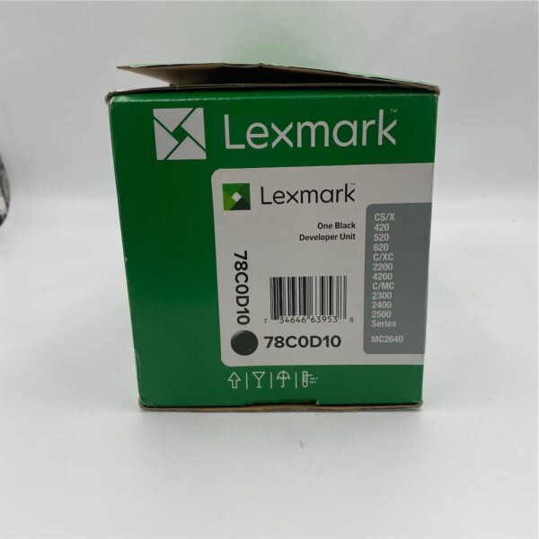 Lexmark 78C0D10 Black Developer Unit 78C0D10 - Image 2