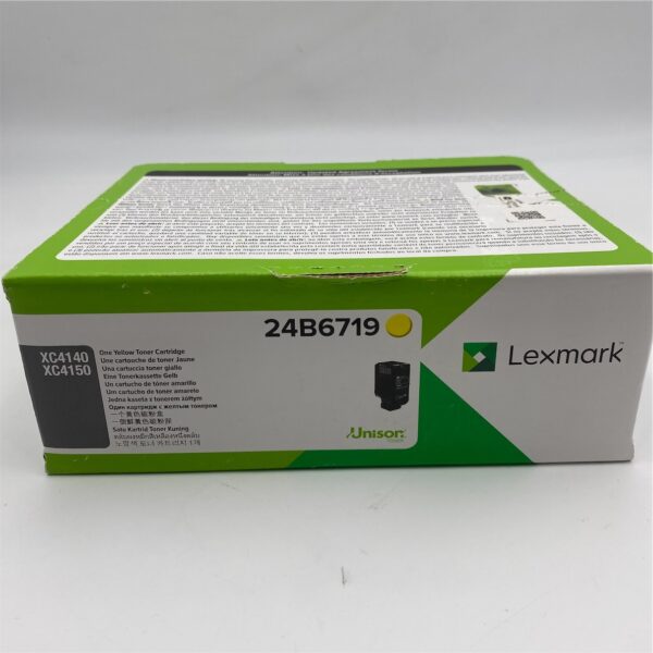 Lexmark 24B6719 Yellow Toner Cartridge 24B6719