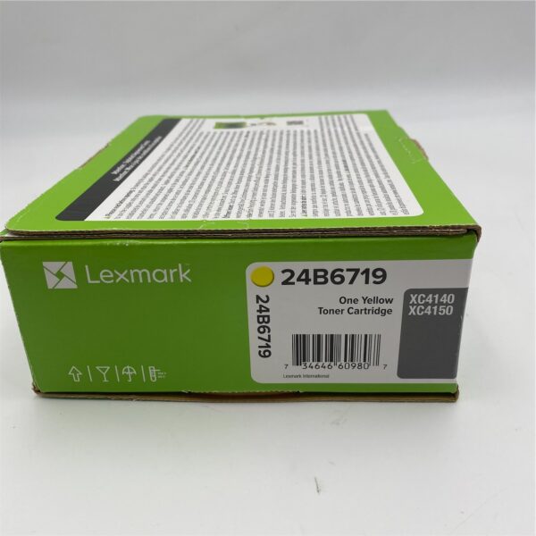 Lexmark 24B6719 Yellow Toner Cartridge 24B6719 - Image 2