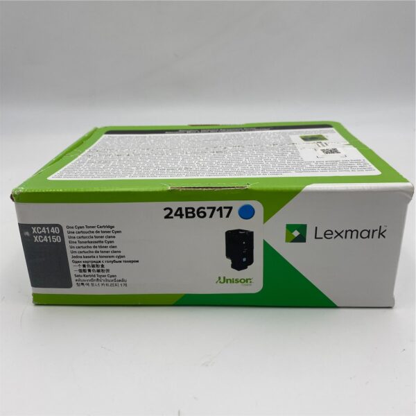 Lexmark 24B6717 Cyan Toner Cartridge 24B6717