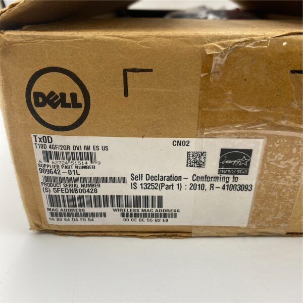 Dell T10D 4GF/2GR DVI IW ES US 909642-01L - Imagen 5