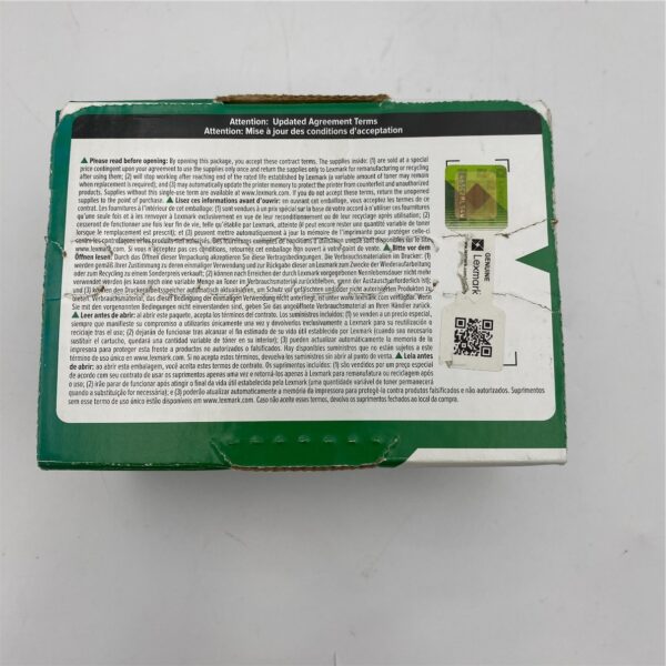 Lexmark 70C1XC0 Cyan Extra High Yield Return Program Toner 70C1XC0 - Image 4