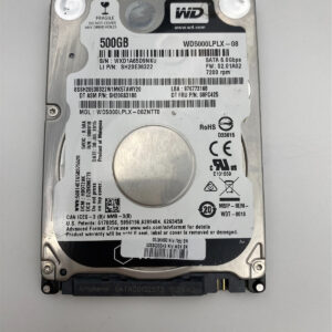 LENOVO 500GB 7200RPM 2.5 6GBPS SATA HARD DRIVE 01FR409 5H20X55084 00FC425
